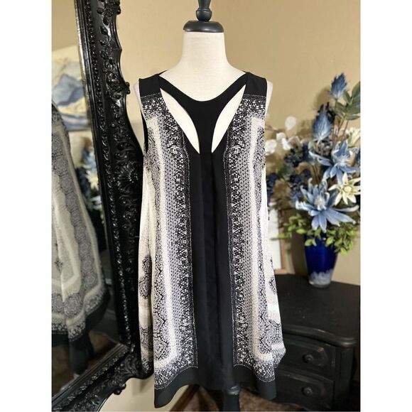 BCBGMAXAZRIA A Line Sleeveless Dress Size Petite Small - Picture 1 of 4